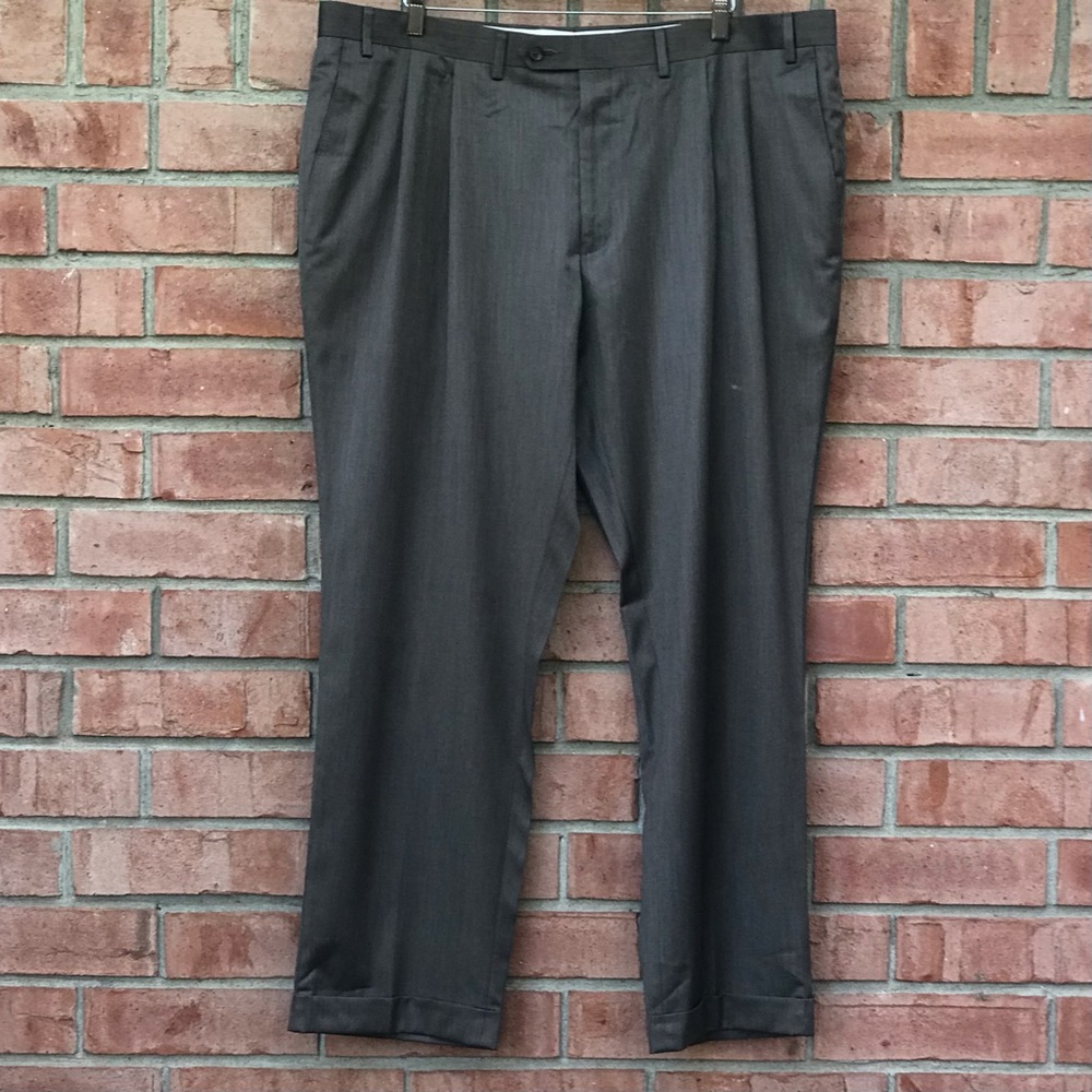 NWOT RALPH LAUREN DRESS PANTS DARK GREY 42 X 30